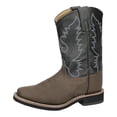 thumbnail image 2 of Kid'S Monterey Brown/Black Cowboy Kids Boot, 2 of 4