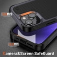 thumbnail image 3 of Funda para iPhone 14 Plus, doble capa de protección, a prueba de golpes, con protección para pantalla y cámara., 3 of 5