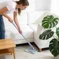 thumbnail image 5 of 2026 Upgraded Snap Grip Mini Mop, Zero Touch Mini Mops, Cloth Changing MiniMop with Automatic Hands Free Push Pull Handle, Retractable Disposable Dust Mops for Multi Cleaning (Purple+5*Cloth, 45 in), 5 of 8