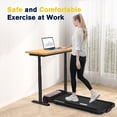 thumbnail image 3 of Hapycity Under Desk Folding Treadmills with Incline 2 in 1 Walking Pad Running Machine 7.5 MPH, 3 of 9
