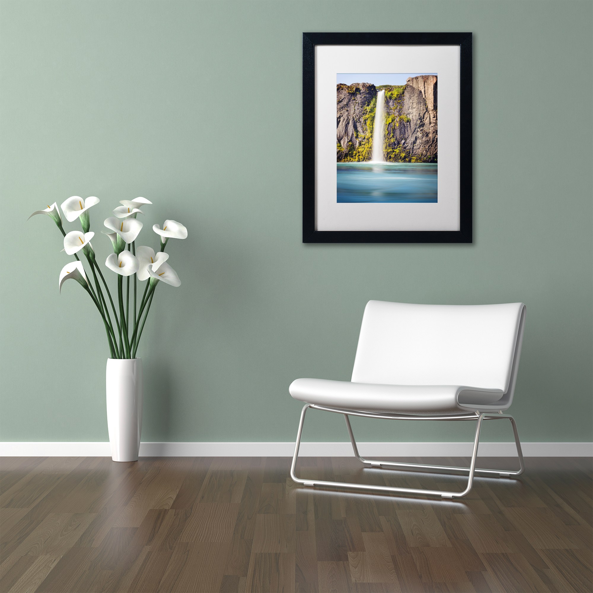 Trademark Fine Art 'Odessa' Canvas Art by Philippe Sainte-Laudy, White Matte, Black Frame