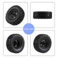thumbnail image 5 of 4Pcs 65mm Tire Tyres Wheel for MN D90 D99S MN-90 MN91 MN98 MN99S WPL C14 C24 C24-1 C34 B14 B24 B36 R, 5 of 5