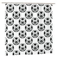 thumbnail image 2 of Sigee Happy Soccer for Waterproof Fabric Shower Curtain 72" W x 72" H for Bathroom Shower Curtain, 2 of 5