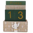 thumbnail image 1 of Shisuyan Wood Calendar Craft Simple Shape 1 Set 5 70X4 52X2 55in, 1 of 8