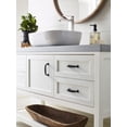 thumbnail image 2 of BP37395FB | Matte Black Cabinet Pull | 3 in (76 mm) Center-to-Center Cabinet Handle | Renown | Drawer Pull | Kitchen Cabinet Handle | Furniture Hardware, 2 of 3