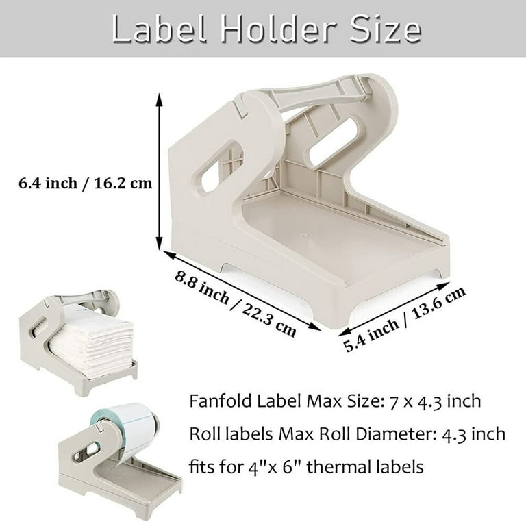 Rollo Label Holder for Rolls and Fan-Fold Labels