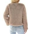 thumbnail image 3 of Sokhug Faux Fur Jacket for Women Long Sleeve Cropped Cardigan Ladies Open Front Coat Outerwear, 3 of 6