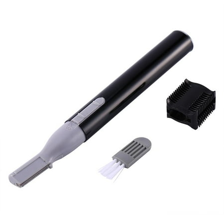 Ashata Portable Electric Face Eyebrow Hair Body Blade Shaver Remover Trimmer Beauty (Black), Facial Hair Shaver, Eyebrow Hair Blade