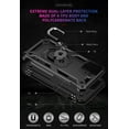thumbnail image 6 of for 12 Mini Case for iPhone 12 Mini Case,with Ring Stand Shockproof Phone Case for iPhone 12 Mini 5.4 inch Case-Black, 6 of 12