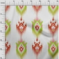 thumbnail image 3 of oneOone Cotton Poplin Orange Fabric Asian Ikat Quilting Supplies Print Sewing Fabric By The Yard 42 Inch Wide, 3 of 4