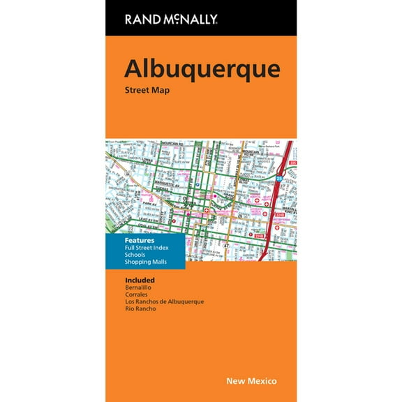 Rand McNally Folded Map: Albuquerque Street Map, (Paperback)