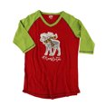 thumbnail image 3 of Moosletoe LazyOne Women's Leggings and Tees, Pajama Separates, Cozy Loungewear for Women, Holiday, Moose (X-Large), 3 of 6