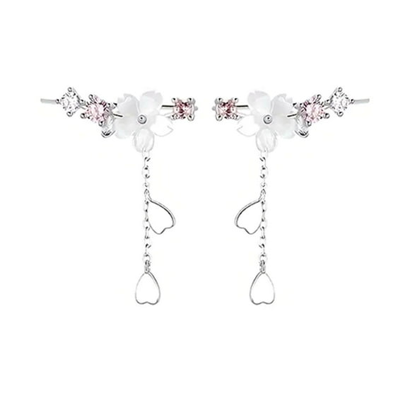 925 Sterling Silver Diamond Stud Earrings Elegant Designs Women's Studs Earring Jewelry Hypoallergenic Creative Drop Earrings Jewelry Gifts Deals of the Week