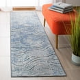 thumbnail image 2 of SAFAVIEH Provance Hervey Abstract Waves Runner Rug, Cream/Aqua, 2'2" x 8', 2 of 8