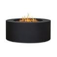 thumbnail image 1 of Real Flame Foyer Extérieur Rond au Gaz Propane ou Naturel de 36 po Aegean en Noir, 1 of 9