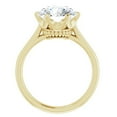 thumbnail image 3 of 3 Carat Lab Diamond Engagement Ring Round Solitaire, 3 of 5