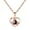 925 Heart to Heart Gold, variant on I Love You Necklace, 925 Sterling Silver 100 Languages Projection on Round Onyx Pendant Loving Memory Collarbone Necklace 1 Pcs