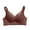 Coffee, variant on IROINNID Push-Up Bras For Women Solid Ladies No Steel Ring Sexy Lace Gathering Adjustment Breathable Lift Underwear