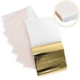 thumbnail image 2 of FONDOTIN Imitation Gold Leaf Sheets Golden Anodized Aluminum for Crafts 200Pcs, 2 of 6