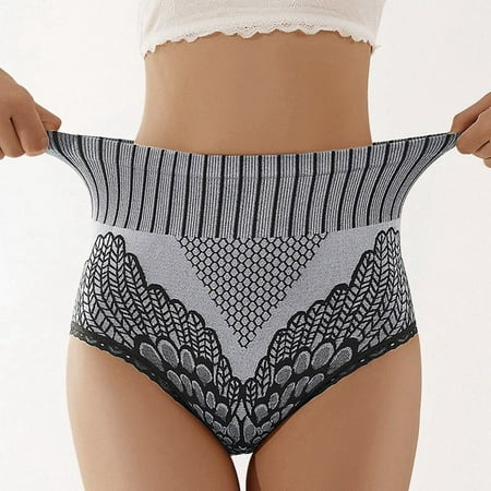 

Womens Seamless Slim High-Waist Hip-Lifting Waist-Shaping Briefs Comfortable Sexy Underpants Panties
