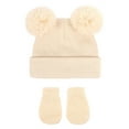 thumbnail image 3 of Kids Winter Beanie Hat Gloves Set Knit Warm Toddler Winter Cap Gloves for Boys Girls 6 Months -3 Years, 3 of 3