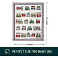 thumbnail image 5 of Folkulture Christmas Kitchen Towels Set of 3 for Christmas Decor, 26x20 Cotton Red Dish Towels or Boho Tea Towels, 100% Cotton Decorative Hand Towel, Farmhouse Dishcloths Sets for Xmas Gifts (Advent), 5 of 9