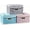 Assorted Color, variant on Collapsible Storage Cubes with Lids Fabric Decorative Storage Bins Boxes Organizer Containers Baskets with Cover Handles for Bedroom Closet Living Room 14.9x9.8x9.8 Inch 3 Pack