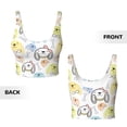 thumbnail image 6 of Sports Bra For Women, Cute Dog Puppy Cartoon Sports Bras For Women High Support, Workout Tank Tops Woman With Removable Cups, 6 of 8
