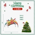 thumbnail image 2 of 2 piezas de sombreros navideños largos a rayas de piel sintética, sombrero de elfo de Papá Noel, sombrero de caramelo de Papá Noel para accesorios de disfraces de fiesta de Navidad, 2 of 2