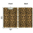 thumbnail image 3 of ALAZA Plastic Clipboard A4 Letter Size Decorative Clipboards for Students Women Men 9" x 12.5" Leopard Print, 3 of 6