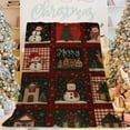 thumbnail image 6 of Antqov Christmas Throw Blanket 28x39" Warmer Couch Blanket Super Soft Flannel Throw Blanket Winter Fuzzy Bed Blanket Christmas Holiday Decor for Couch Bed Home Supplies, 6 of 6