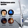 thumbnail image 7 of Specollect Clearance 4Pcs Electric Candle Lighters USB Rechargeable Lighter with LED Battery Display,Windproof Long Arc Lighter for Grill BBQ Camping Fireplace Stove Party, 7 of 7