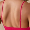 thumbnail image 5 of Iyufng Womens Wireless Triangle Bras Thin Spaghetti Strap V Neck Seamless Daily Bra, 5 of 5