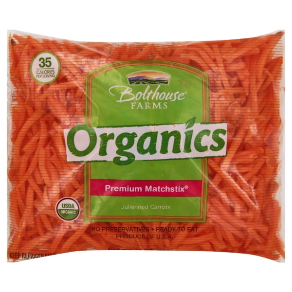 Bolthouse Farms Organics Premium Matchstix Julienne Carrots, 10 oz
