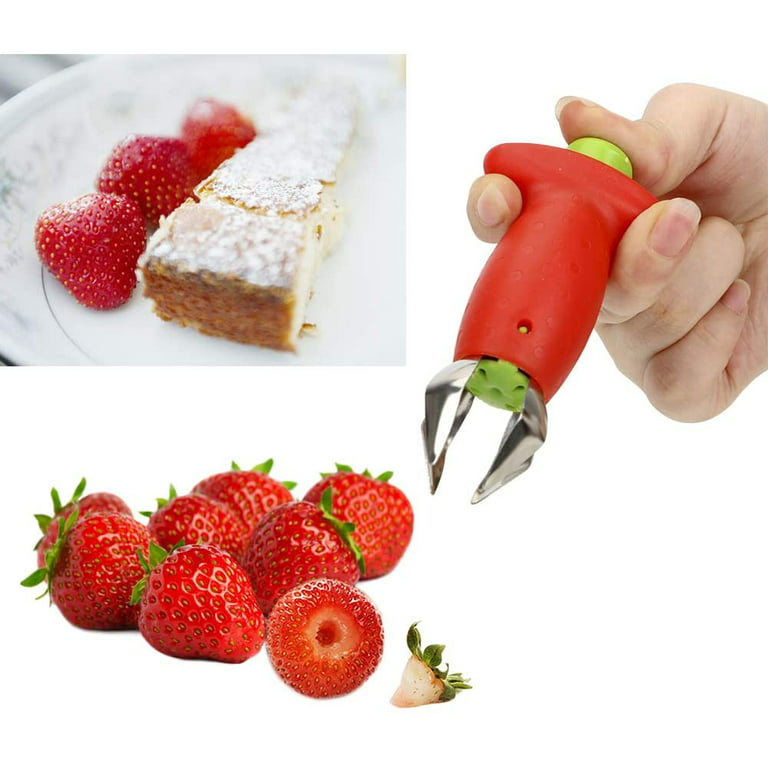 1pc Strawberry Slicer Cutter With Stainless Steel Blades, Kitchen Bakery  Accessories For Salad Cake