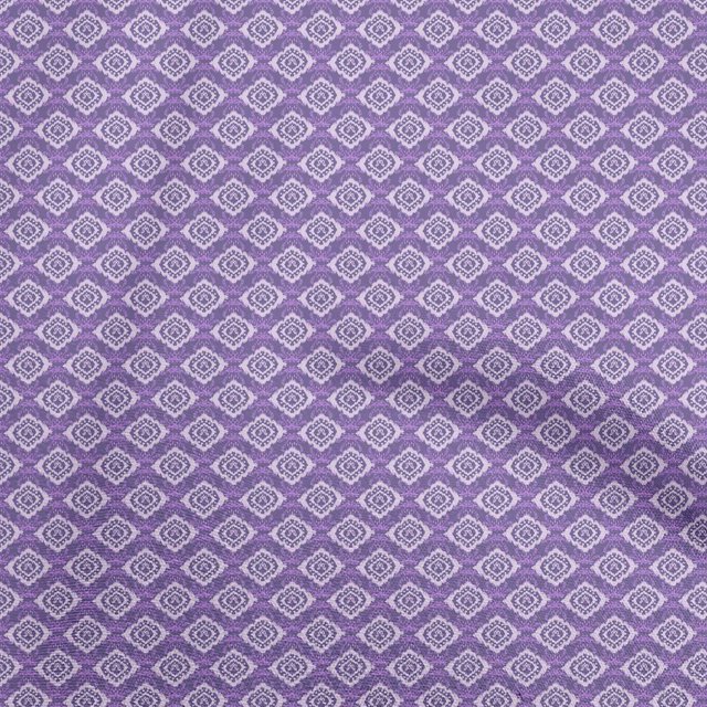 oneOone Velvet Violet Fabric Asian Ikat Sewing Craft Projects Fabric Prints By Yard 58 Inch Wide