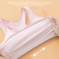 thumbnail image 5 of Hotiary Girls Cotton Training Bra for Kids Teens 10-18Y Racerback Seamless Design Soft Comfortable Bras for 10-18 Years Pink, 5 of 8