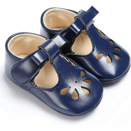 

Baby Girls Mary Jane Flats Princess Christening Baptism Infant Crib Shoes Toddler Prewalkers