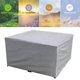 thumbnail image 5 of Funda protectora rectangular para muebles de jardín, para exterior, jardín, terraza, exterior 150*150*75cm Plata, 5 of 5