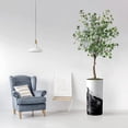 thumbnail image 2 of Artificial Tree in Contemporary Planter, Fake Eucalyptus Silk Tree for Indoor and Outdoor Home Decoration - 66" Overall Tall (Plant Pot Plus Tree), 2 of 5