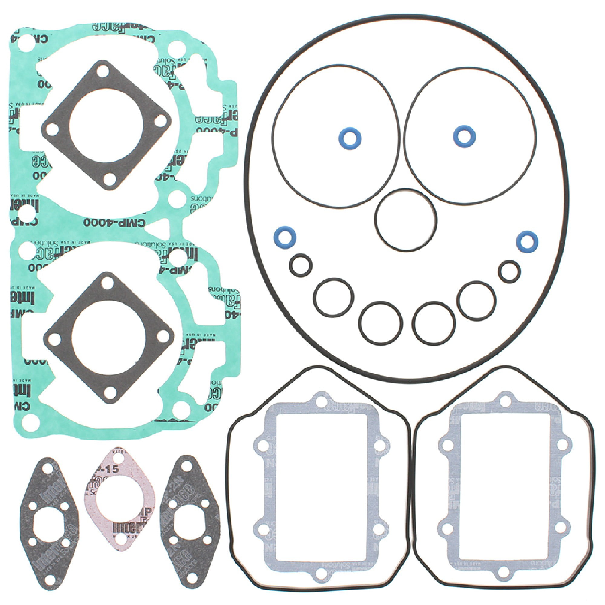 Winderosa Full Top Gasket Set Compatible With/Replacement For Ski-Doo GSX  600 HO SDI EFI 2004 2005 2006, MX Z X 600 RS 2009-2011 2013, MX Z X 600 HO  