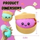 thumbnail image 3 of Squishies GNDA de dumpling, pelotas antiestrés, 4 piezas, juguete sensorial, 3 of 6