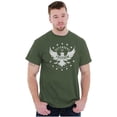 thumbnail image 4 of Defender Freedom Patriotic Eagle Plus Size Crewneck Graphic Tee Shirt Brisco Brands 2X, 4 of 6