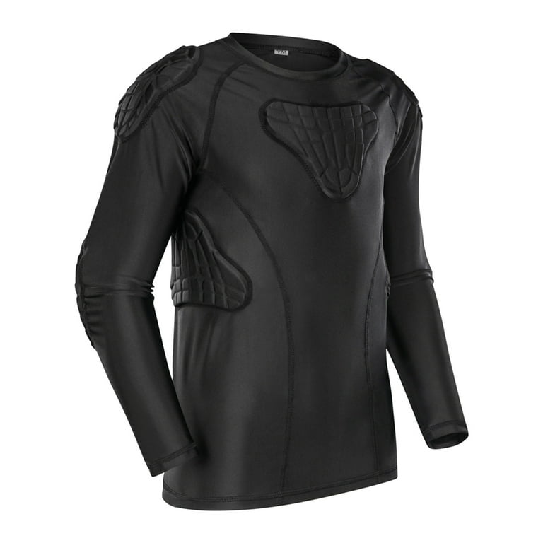 Youth long sleeve padded compression sale shirt