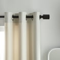 thumbnail image 3 of Better Homes & Gardens Flare 1" Dia. Black 42"-120" Single Curtain Rod Set, 3 of 8