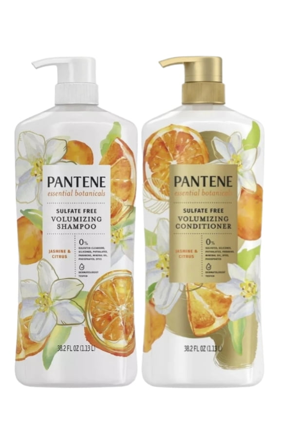 Pantene Essential Botanicals Jasmine and Citrus Volumizing Shampoo