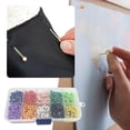 thumbnail image 2 of Colorful Pins Organizer Reconfigurable 10-Color Map Pin Set with 600 Stainless Steel Tips for Craft and Stationery Storage, 2 of 8