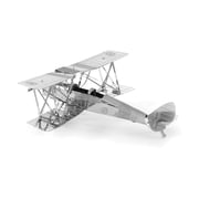 Model Kit De Havilland Tiger Moth Trainer Aircraft (Moderate Difficulty) Steel Model by Metal Earth