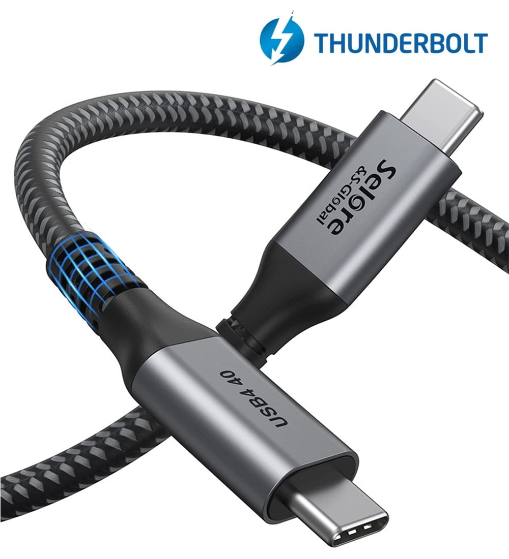 Hjemland Redaktør Overleve USB C to USB C Cable 4Ft,Thunderbolt 4/3(40Gbps/100W/5K)USB4 Cable Fast  Charging Cable Cord PD 20V USB Type C Charger Data Transfer Cord Compatible  with MacBook,iPad Pro,Samsung Galaxy,Docking Station - Walmart.com