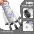 thumbnail image 2 of Floral 30oz Handheld Travel Tumbler with Handle – Double Wall Stainless Steel Insulated Cup, Flip Straw Lid, Leak-Proof & BPA-Free, Durable Hot & Cold Drink Mug,Thanksgiving, Xmas, Spring ,Flower, 2 of 6